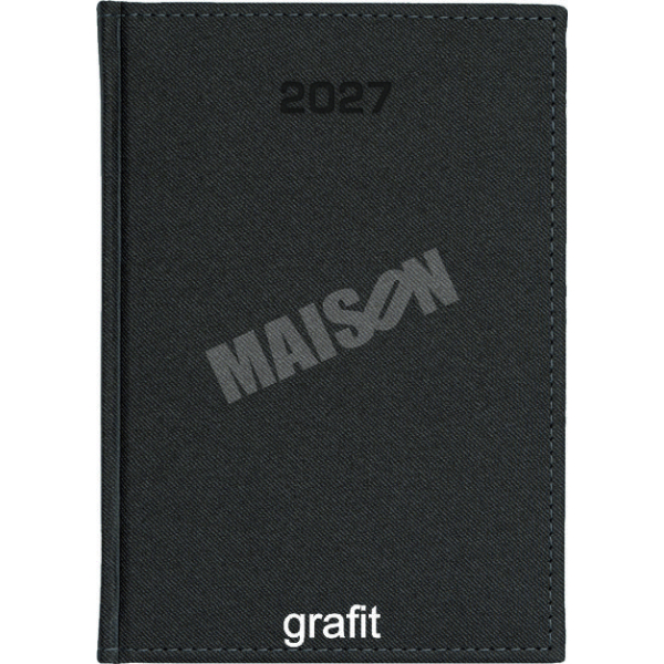 Kalendarz Denim dzienny A5 2027 z grawerem